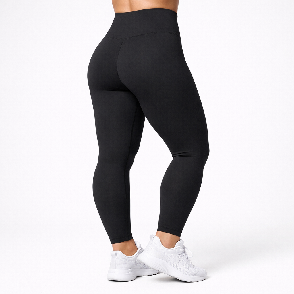 Legging Zero Transparência que Valoriza o Corpo – Preto