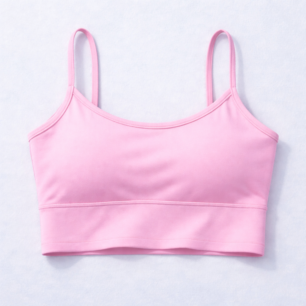 Top Alcinha com Bojo Rosa - com Ajuste, Elegância e Conforto