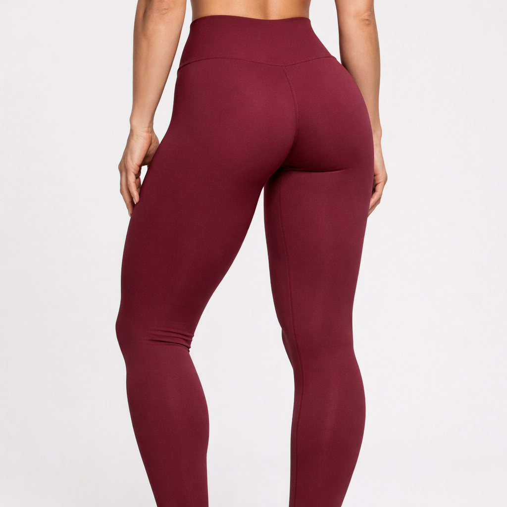 Legging Zero Transparência que Valoriza o Corpo – Vinho