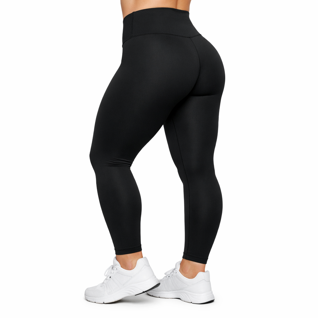 Legging Zero Transparência que Valoriza o Corpo – Preto