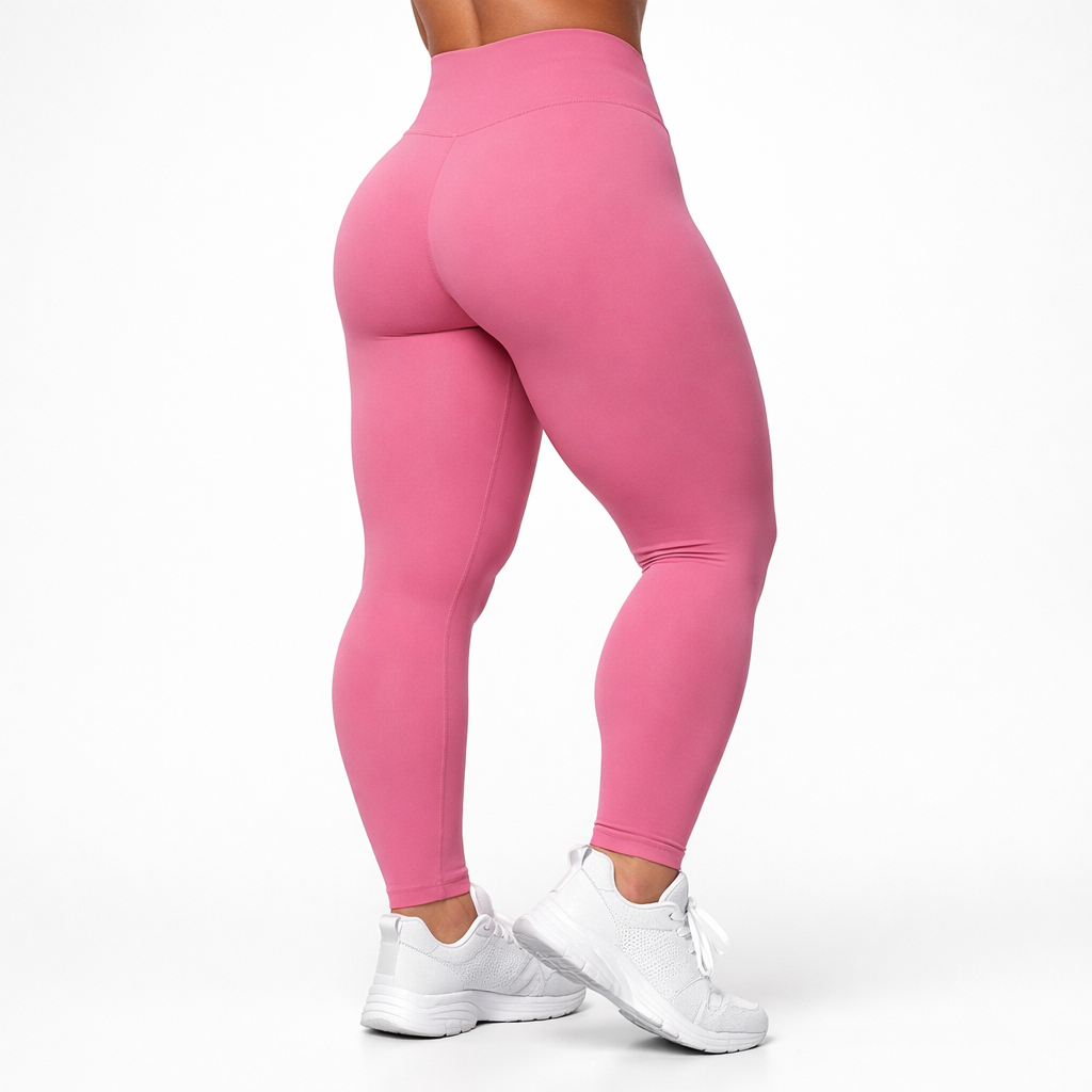 Legging Zero Transparência que Valoriza o Corpo – Rosa