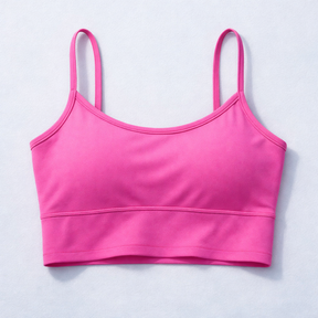 Top Alcinha com Bojo Rosa com Ajuste no corpo, Elegância e Conforto