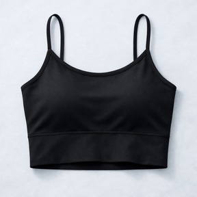 Top Alcinha com Bojo Preto com Ajuste no corpo, Elegância e Conforto