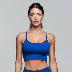 Top Alcinha com Bojo Azul Royal com Ajuste no corpo, Elegância e Conforto