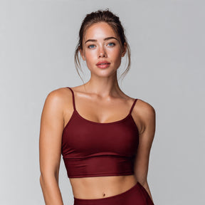 Top Alcinha com Bojo Vinho com Ajuste no corpo, Elegância e Conforto