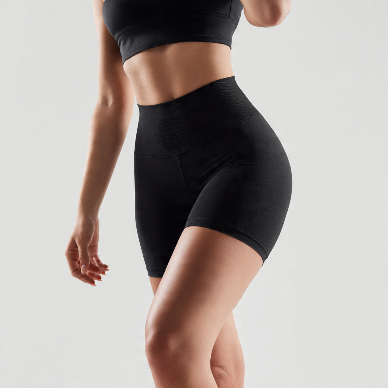 Shorts Zero Transparência com Modelagem Perfeita – Preto